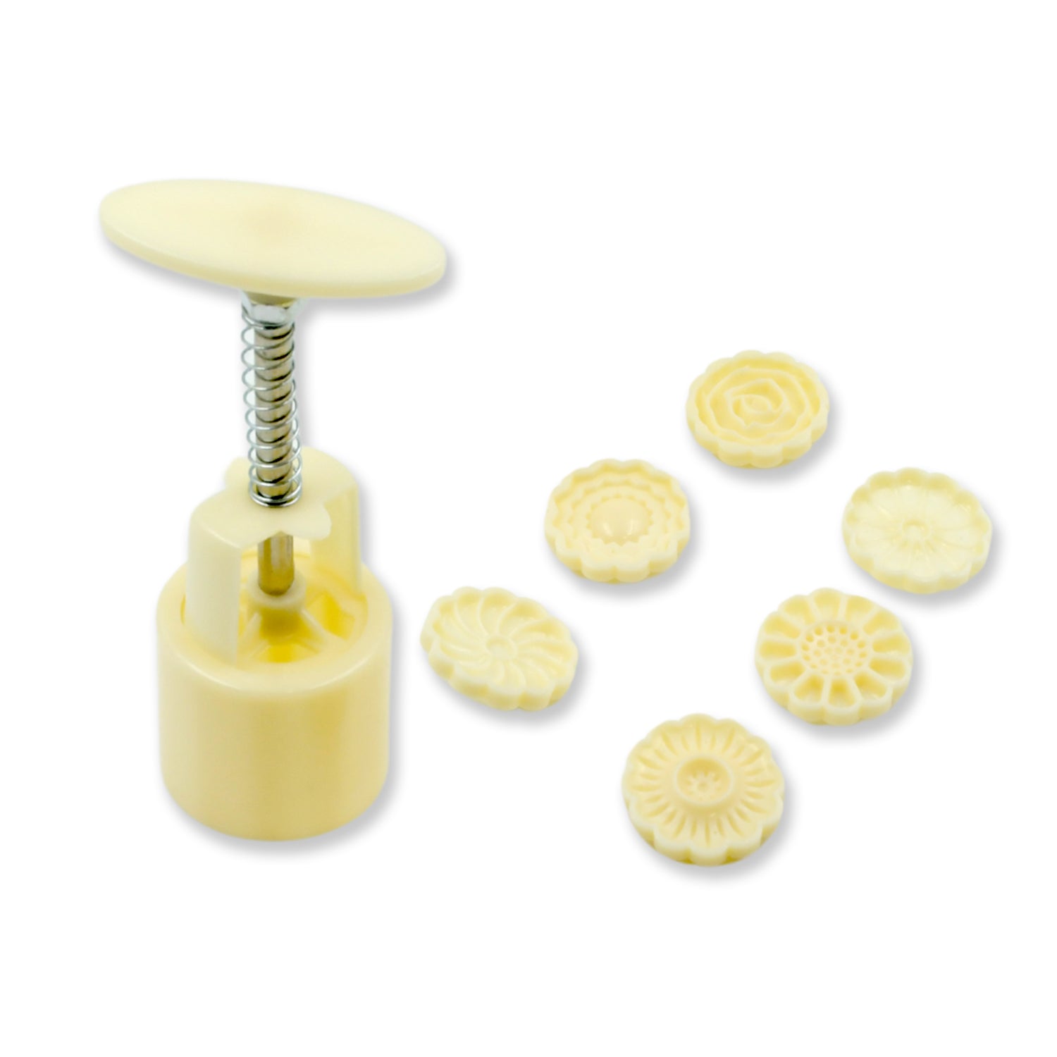 5471 Mooncake Mold with 6 Stamps, Flowers Design Cookie Stamp Moon Cake Mold Stamps - Mid Autumn Festival Cookies Cutters - DIY Decoration Mooncake Press Molds 5471 Mooncake Mold with 6 Stamps, Flowers Design Cookie Stamp Moon Cake Mold Stamps - Mid Autumn Festival Cookies Cutters - DIY Decoration Mooncake Press Molds